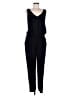 Tart 100% Polyester Solid Black Jumpsuit Size M - photo 1