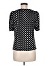 Acting Pro Polka Dots Black Short Sleeve Blouse Size M - photo 2