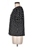 Acting Pro Polka Dots Black Short Sleeve Blouse Size M - photo 5