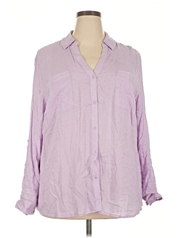 Candie's Long Sleeve Blouse (view 1)