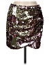 Topshop 100% Polyester Metallic Gold Formal Skirt Size 8 - photo 1