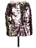 Topshop 100% Polyester Metallic Gold Formal Skirt Size 8 - photo 2