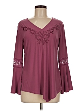 Ny Collection Long Sleeve Blouse