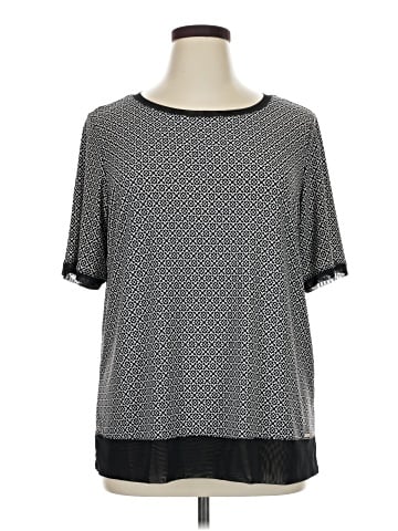 Anne Klein Short Sleeve Top (view 1)