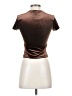 Uniqlo Metallic Brown Short Sleeve Top Size XS - photo 2