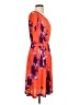 Baraschi 100% Polyester Print Orange Cocktail Dress Size S - photo 4