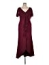 Adrianna Papell Burgundy Cocktail Dress Size 14 - photo 1