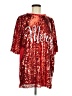 WHY 100% Polyester Red Poncho One size - photo 1