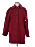 Reformation Burgundy Coat Size M - photo 1
