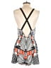 Harlyn 100% Polyester Graphic Orange Romper Size M - photo 2