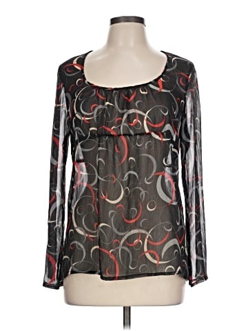 Anxiety Long Sleeve Blouse (view 1)