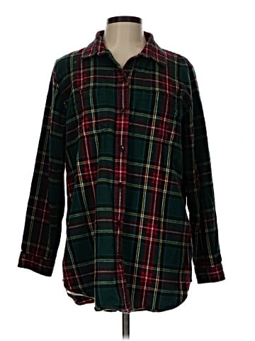 L.L.Bean Long Sleeve Button Down Shirt - front
