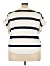 Cable & Gauge Stripes Ivory Short Sleeve Top Size 3X - photo 2