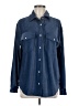 P.J. Salvage Blue Long Sleeve Blouse Size M - photo 1