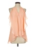 Maurices 100% Polyester Orange Sleeveless Blouse Size S - photo 1