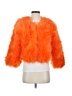 Codigo 100% Polyester Orange Faux Fur Jacket Size S - photo 1