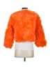 Codigo 100% Polyester Orange Faux Fur Jacket Size S - photo 2
