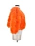 Codigo 100% Polyester Orange Faux Fur Jacket Size S - photo 4