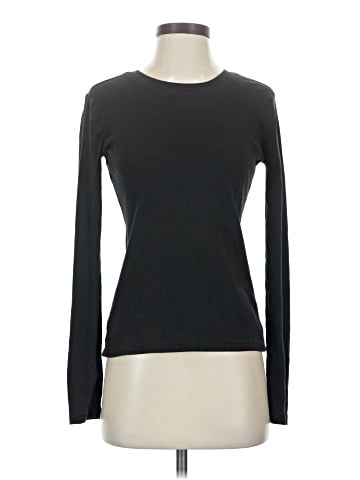 Madewell Fine Ribbed Crewneck Long-Sleeve Tee (view 1)