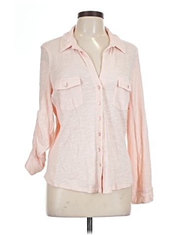 Caslon 3/4 Sleeve Button-Down Shirt (view 1)