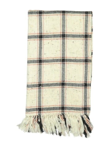 Madewell Knotted Fringe Scarf in Hanstone Plaid (view 2)