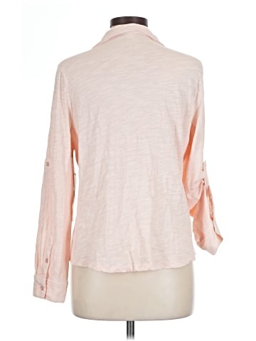 Caslon 3/4 Sleeve Button-Down Shirt (view 2)