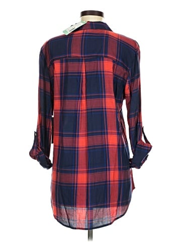 Tinsel 3/4 Sleeve Button-Down Shirt (view 2)