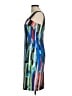 Milly Graphic Stripes Red Blue Cocktail Dress Size 8 - photo 5