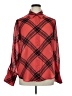 Coldwater Creek 100% Polyester Argyle Red Long Sleeve Blouse Size XL (petite) - photo 1