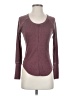 Chaser Burgundy Long Sleeve Top Size S - photo 1