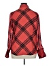 Coldwater Creek 100% Polyester Argyle Red Long Sleeve Blouse Size XL (petite) - photo 2