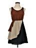 Lola 100% Polyester Brown Sleeveless Blouse Size S - photo 1