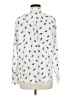 H&M Print Ivory Long Sleeve Blouse Size 6 - photo 2