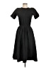 Talbots Solid Black Casual Dress Size L - photo 1