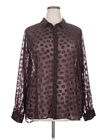 Lane Bryant Long Sleeve Blouse (view 1)