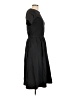 Talbots Solid Black Casual Dress Size L - photo 4