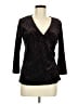 Elementz Black 3/4 Sleeve Top Size M - photo 1