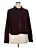 Gap 100% Polyester Burgundy Long Sleeve Blouse Size XL - photo 1