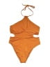 Parade Solid Orange One Piece Swimsuit Size L - photo 1
