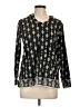 Lands' End Paisley Black Pullover Sweater Size 10 - photo 1