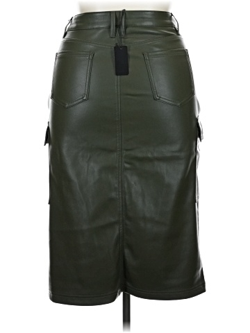 Hunter & Brown Faux Leather Skirt (view 2)