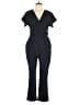 Express Solid Black Jumpsuit Size L - photo 1