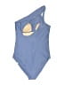 Summersalt Solid Blue One Piece Swimsuit Size 10 (tall) - photo 2