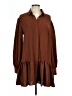 She 100% Polyester Brown Casual Dress Size L - photo 1