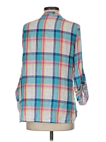 Vintage America Blues 3/4 Sleeve Button-Down Shirt (view 2)