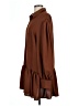 She 100% Polyester Brown Casual Dress Size L - photo 5
