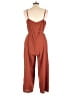 Weatherproof Solid Brown Jumpsuit Size L - photo 2