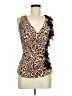 Venus Brown Sleeveless Blouse Size M - photo 1