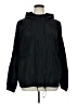 Assorted Brands 100% Polyester Solid Black Windbreaker Size XL - photo 1