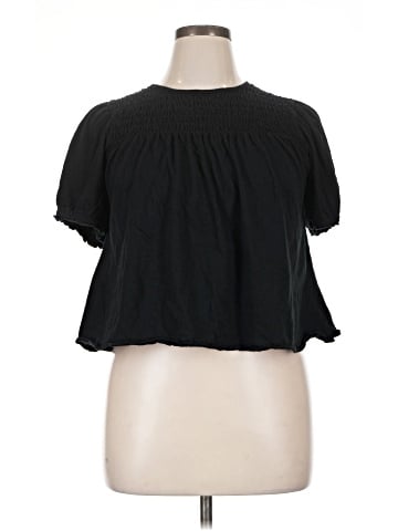 American Eagle Outfitters Short Sleeve Blouse (view 1)